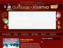 Tablet Screenshot of christmasinkillarney.com